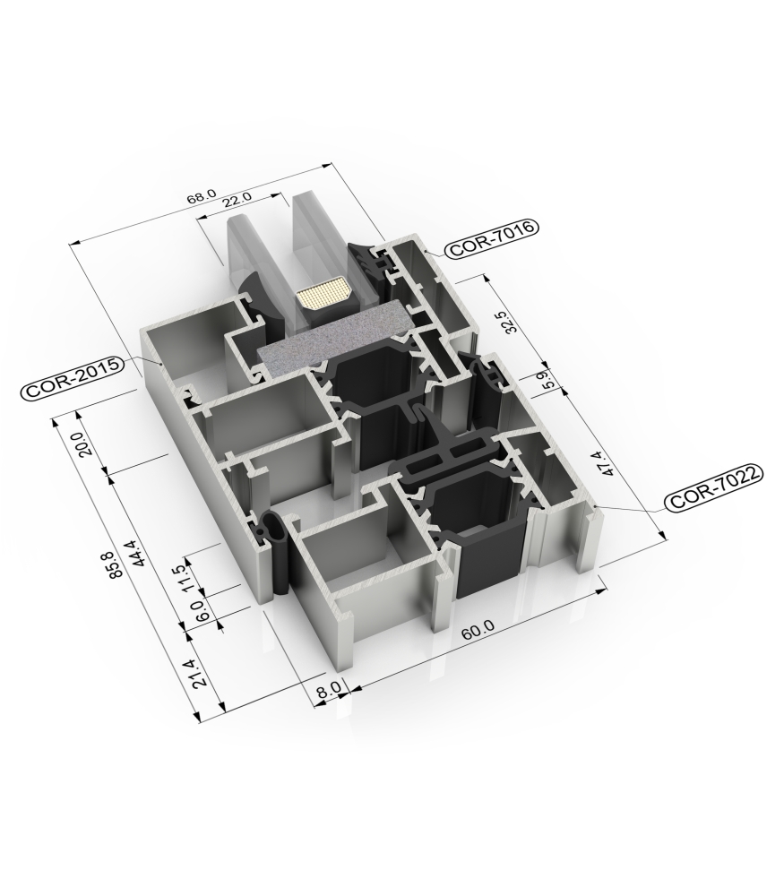 Gürsoylar · Minimalseries | Cortizo Cor 60 Isı Yalıtımlı Pencere Gürsoylar · Minimalseries | Cortizo Cor 60 Isı Yalıtımlı Pencere