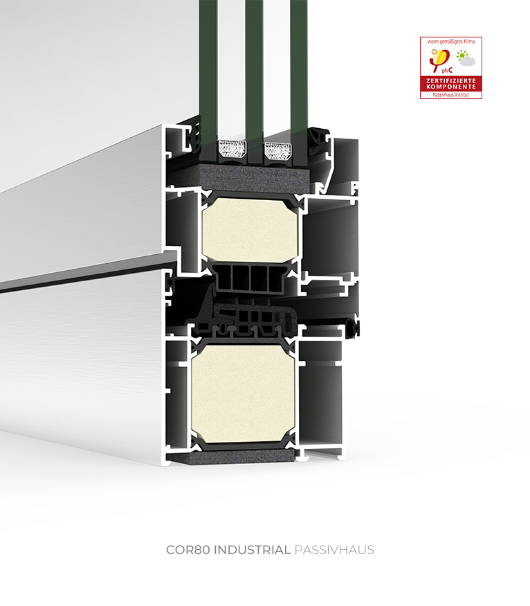 Gürsoylar · Minimalseries | Cortizo Cor 80 Endüstriyel Passivhaus Pencere