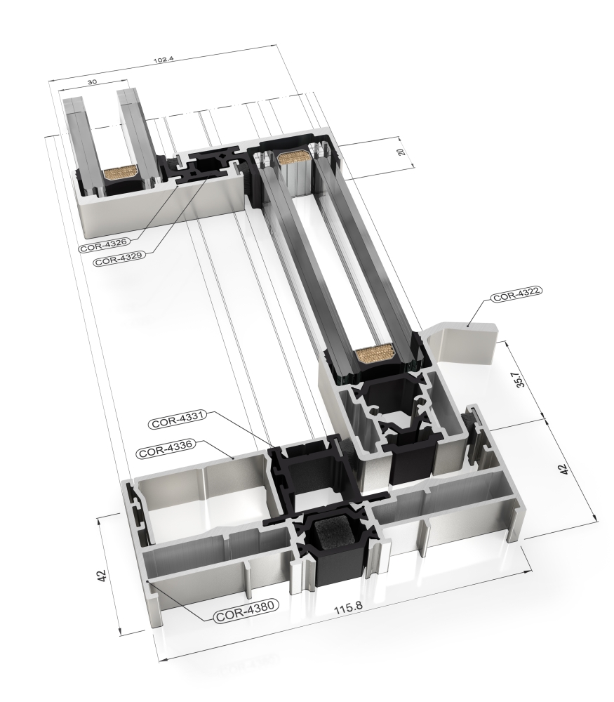 Gürsoylar · Minimalseries | Cortizo Cor Vision Sürme Sistem Gürsoylar · Minimalseries | Cortizo Cor Vision Sürme Sistem