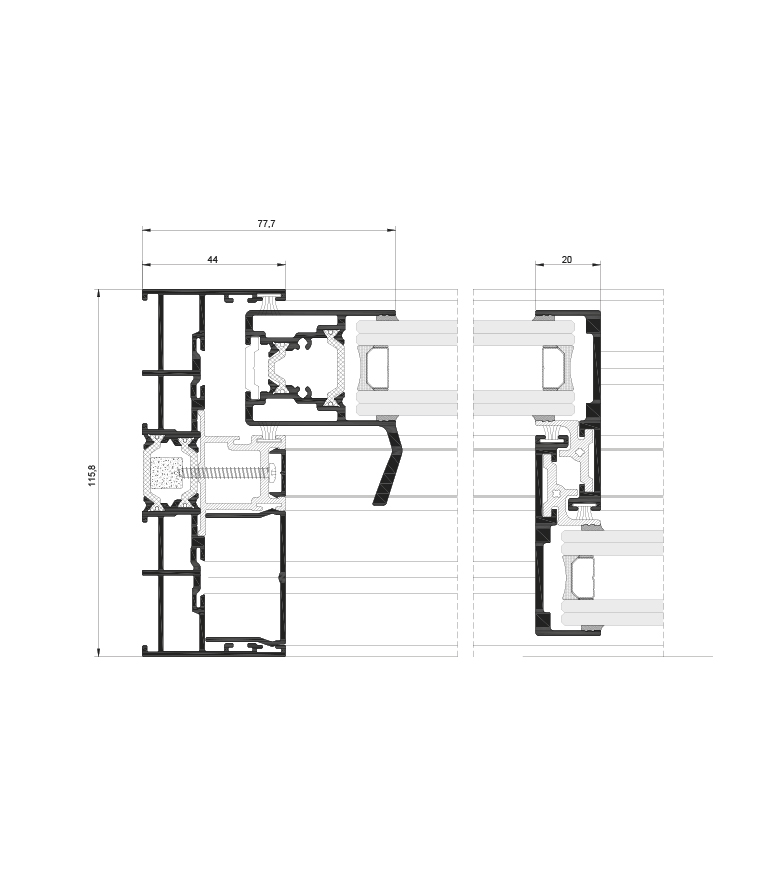 Gürsoylar · Minimalseries | Cortizo Cor Vision Sürme Sistem Gürsoylar · Minimalseries | Cortizo Cor Vision Sürme Sistem